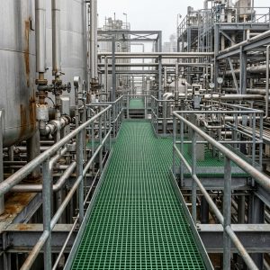 Fiberglass Grating: Benefits for Corrosive Industrial Environments